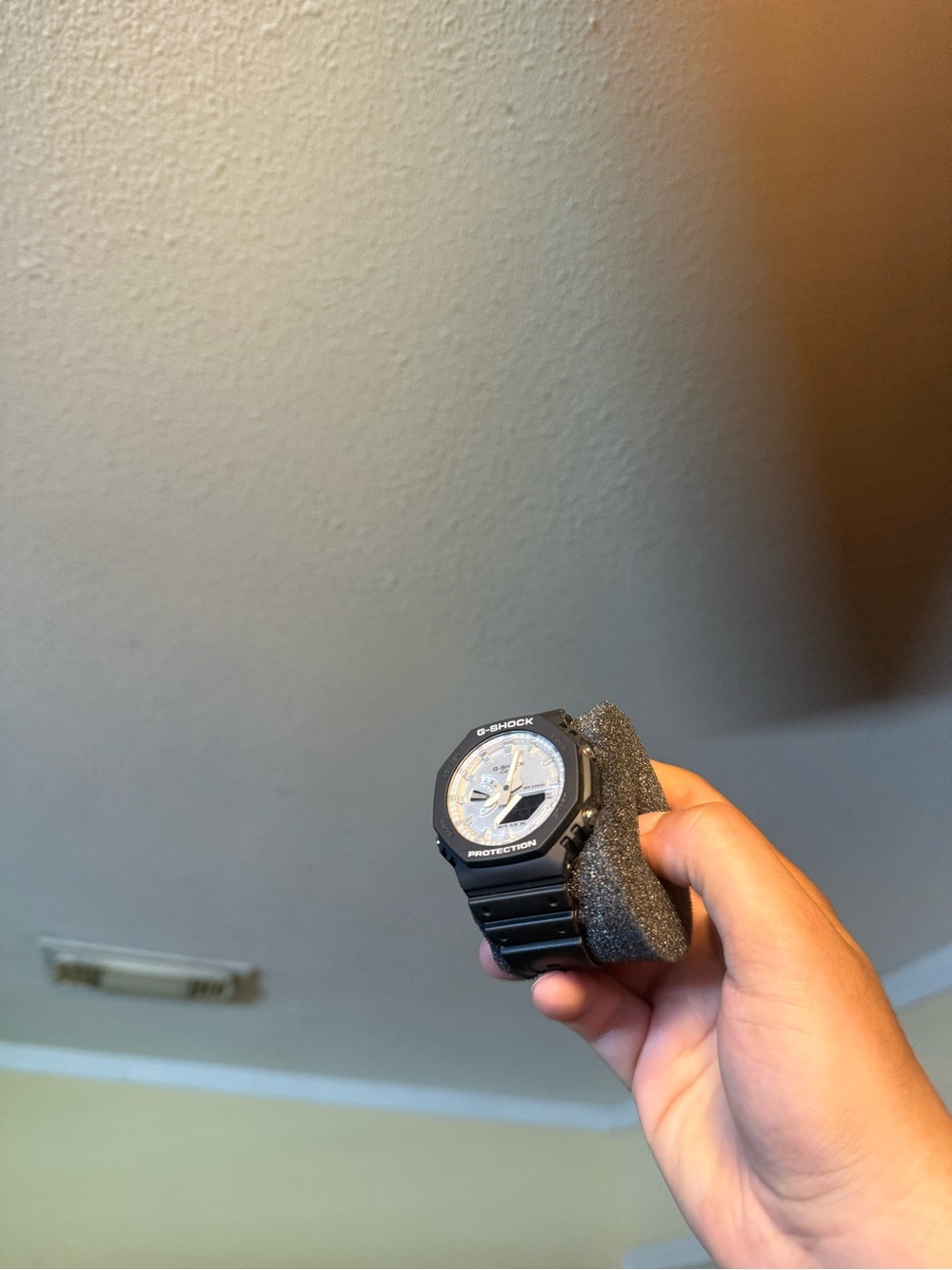 G-Shock Black and Silver Resin Sport Watch